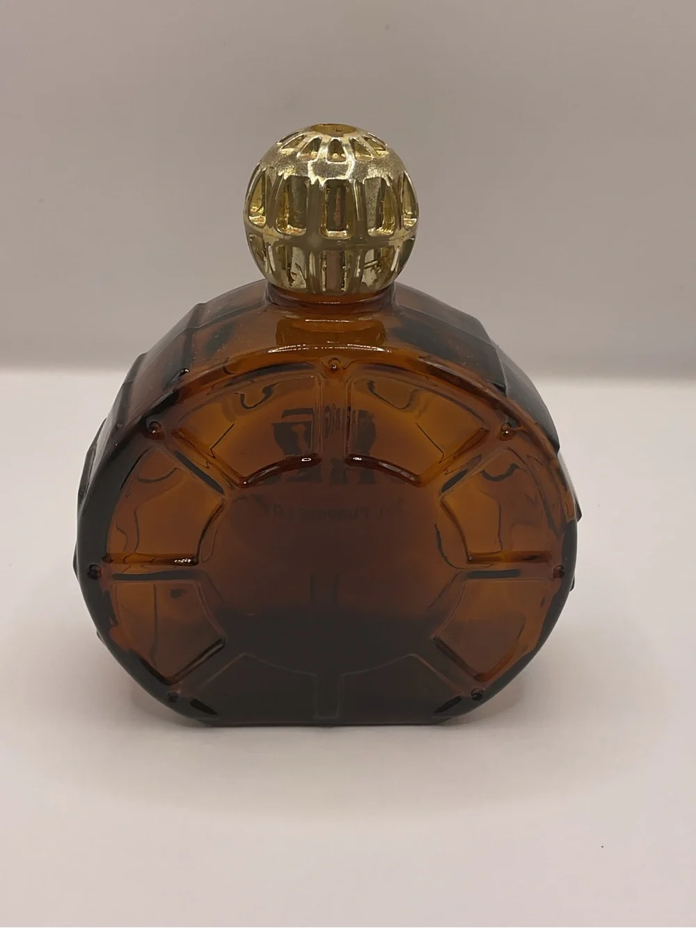 Vintage Stanley Empty Big Wheel All-Purpose Lotion Bottle Brown Glass - Picture 3 of 8